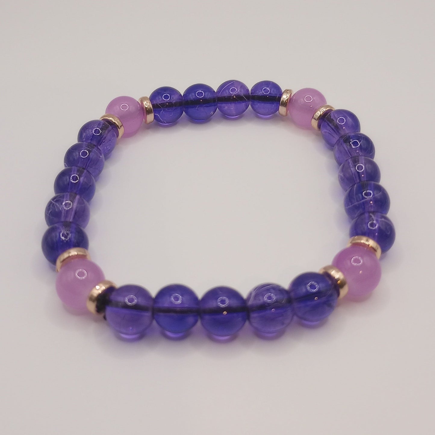 Purple Reign Bead Bracelet