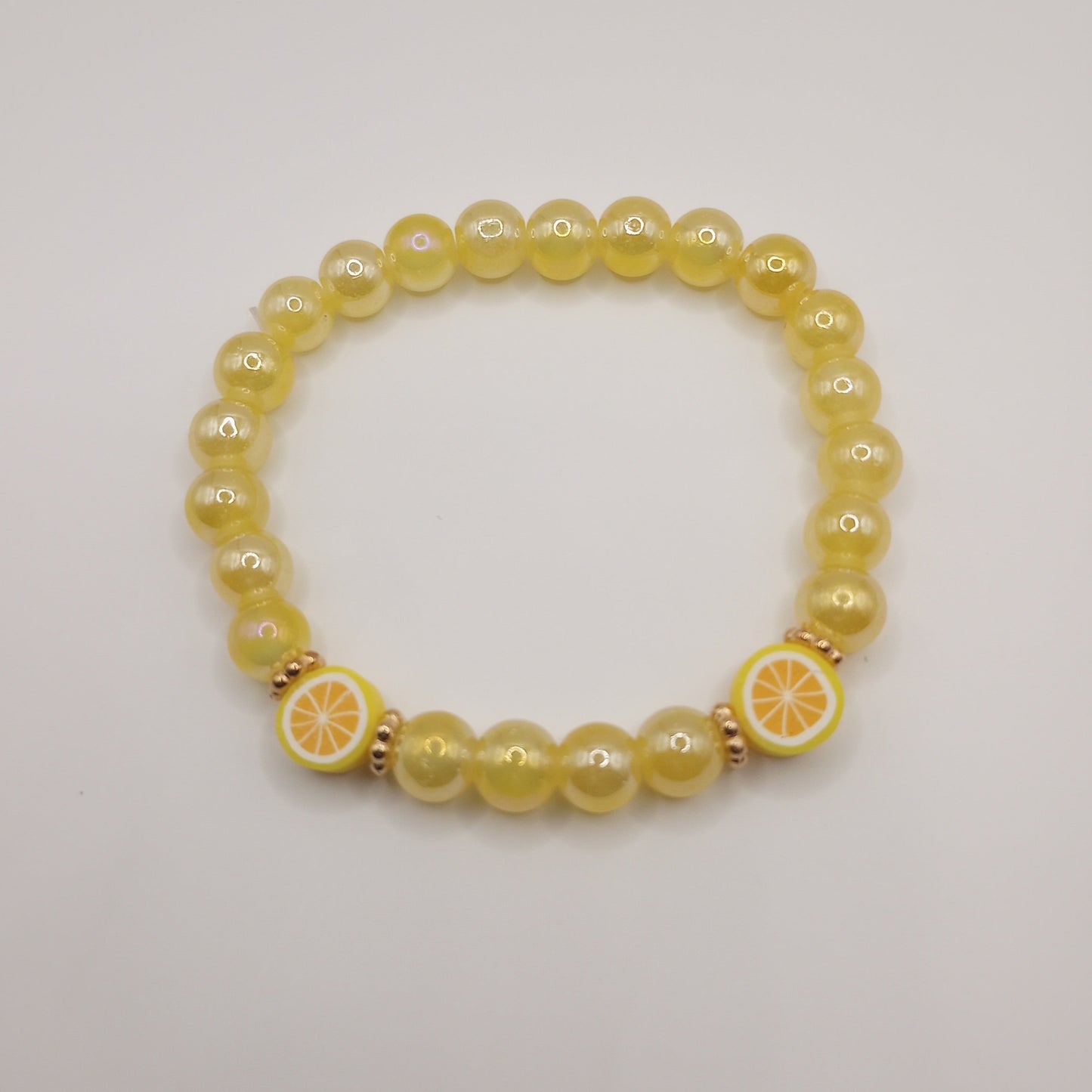 Lemon Drop Bead Bracelet