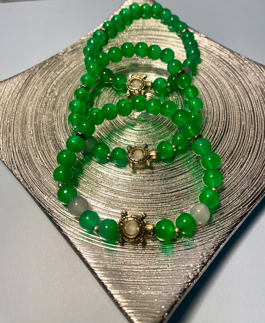Sliver Turtle Charm Bracelet