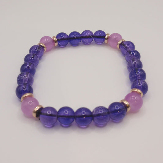 Purple Reign Bead Bracelet
