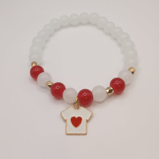 Love Me T-Shirt Charm Bracelet